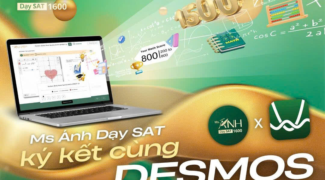 🎉 MADS ký kết hợp tác với ứng dụng Demos – ứng dụng máy tính duy nhất được college board cho phép sử dụng trong kì thi SAT 🎉